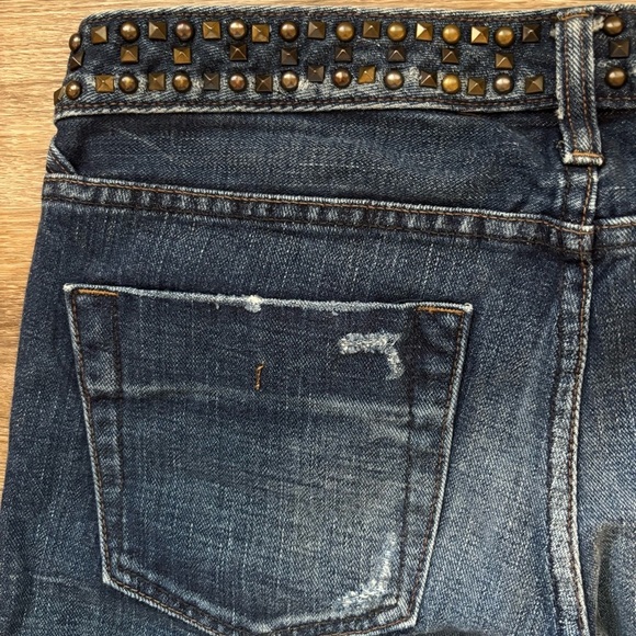 Gap Stud Waist Bootcut Low Rise Denim Jeans Women’s 6 Regular - Picture 7 of 10